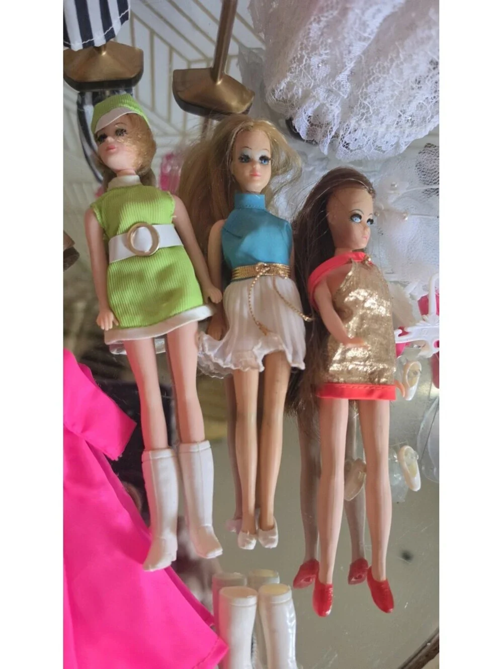 1970 Vintage Dawn Dolls With Outfits & Acces. - Japan & Hong Kong - Great Coll.